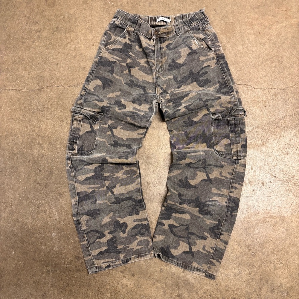 Adika Camouflage Boot Cut Pants